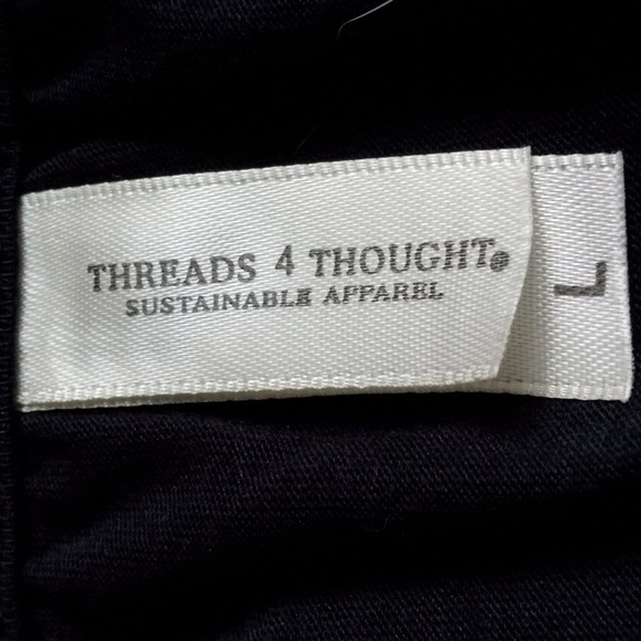 Threads 4 Thought sustainable apparel strapless wrap dress - Picture 2 of 6